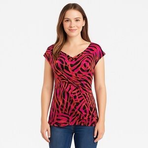 Cabi Animal Print Top S
